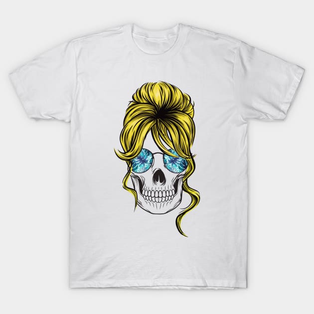Girl skull T-Shirt by Satic
